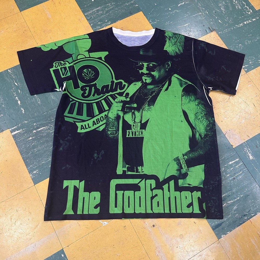 The Godfather Graphic T-Shirt - Black and Green